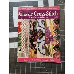 Classic Cross Stitch Magazine 1991 Vintage‎ Sweethearts Babies Gifts